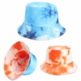 thumbnail image 1 of ylioge Chapeaux Seau Hommes & Femmes Réversibles Protection Solaire Chapeau de Soleil Unisexe Couples Teinture sur Nœuds Randonnée Pêche Pêche, 1 of 7