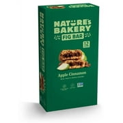 Nature's Bakery Whole Wheat Fig Bars, Apple Cinnamon, Real Fruit, Vegan, Non-GMO, Snack Bar, 1 Box With 12 Twin Packs (12 Twin Packs)