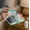 Green, variant on ZOURIH A7 Waterproof Pill organizer with 14 PCS L Size Zippered Pill Pouches for A7 Binder,Large BPA-Free Weekly Medicine organizer,Color-Coded Reusable Travel Pill Storage System,Green