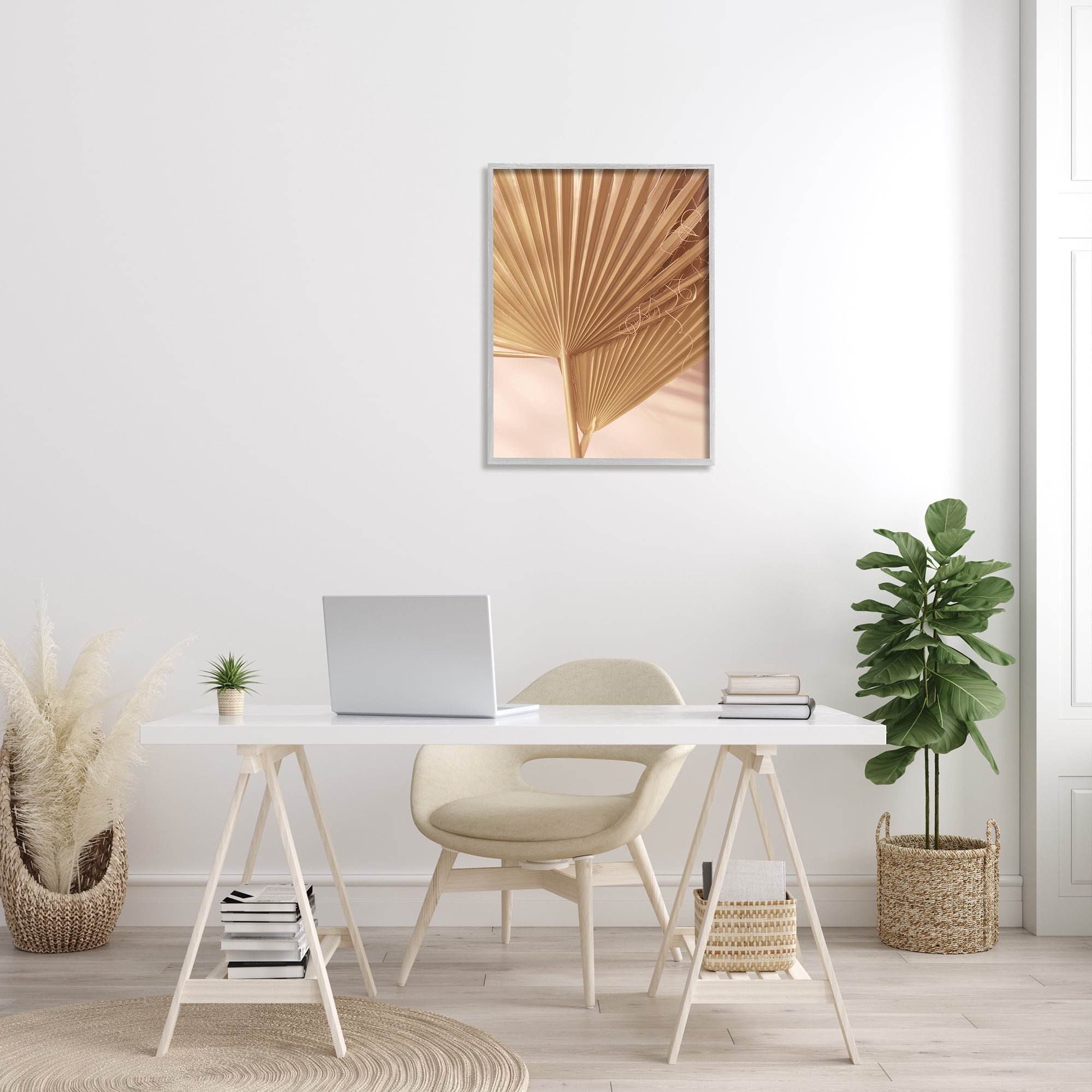 Stupell Industries Two Palm Fronds Sun Bleached Photography Tropical Plants, 24 x 30, Design by Ian Winstanley