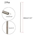 thumbnail image 2 of 0.5x4x300mm Stainless Steel Small Dual Hook Tension Spring, 2pcs, 2 of 5