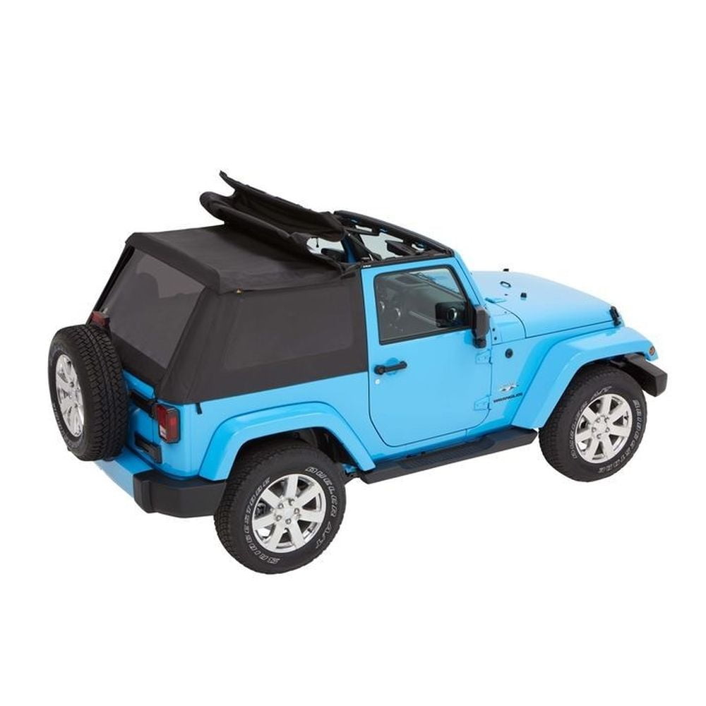 Bestop 56852-35 Black Diamond Trektop for 2007-2018 Jeep Wrangler JK 2-Door