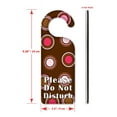 thumbnail image 3 of Do Not Disturb Door Knob Hanger Sign - Coffee & Candy, 3 of 3
