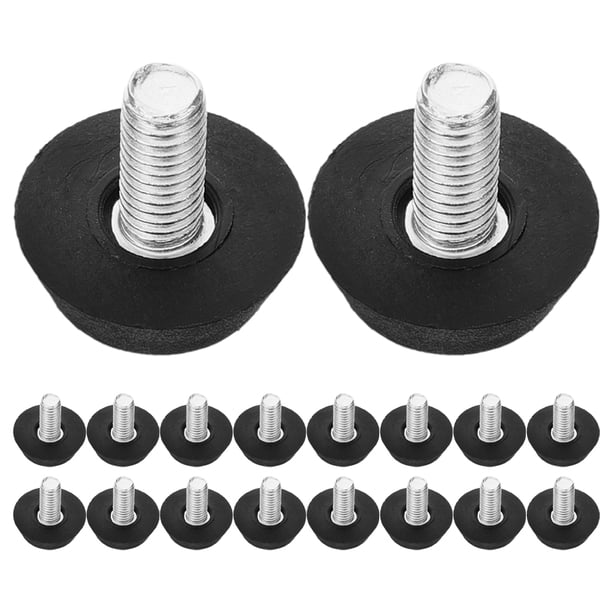 TABLETREANDS 60Ud Ajustables Patas Regulables Para Muebles En Negro Con Soporte Estable Y Protección Para