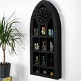 thumbnail image 2 of Wall Mounted Floating Shelves Old Church Window Crystal Wall Shelf Wall Hanging Gothic Boho Black E, 2 of 5