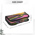 thumbnail image 3 of Fotbe Retro Futuristic Landscape Pattern Pencil Case,Canvas Pen Case, Multi- Slot Pencil Pouch, Portable Pencil Bag, Pen Case for& Office, Makeup Bag ,Zipper Pouch, 3 of 6