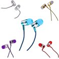 thumbnail image 1 of Twowood auricular 3.5mm en el oído auriculares deporte trenzado de tela trenzado auricular estéreo con cable con micrófono, 1 of 7