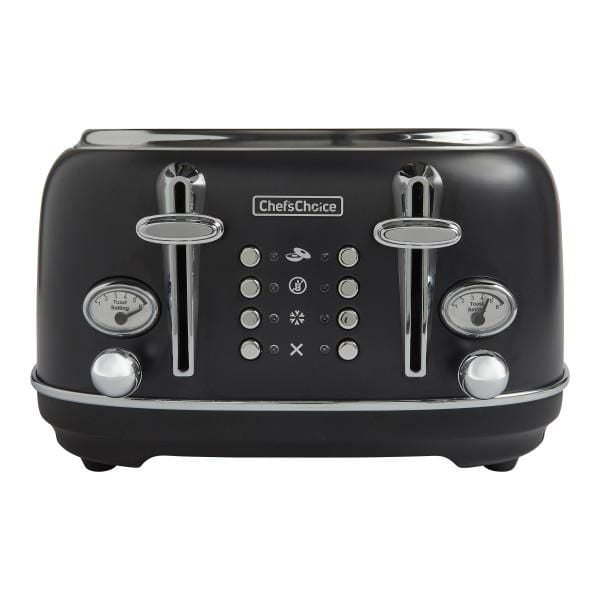Chef’s Choice Gourmezza 4-Slice Toaster, Matte Black