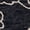 Black/Ivory, variant on Safavieh Jardin Clara Floral Wool Area Rug, Blue/Ivory, 5' x 8'