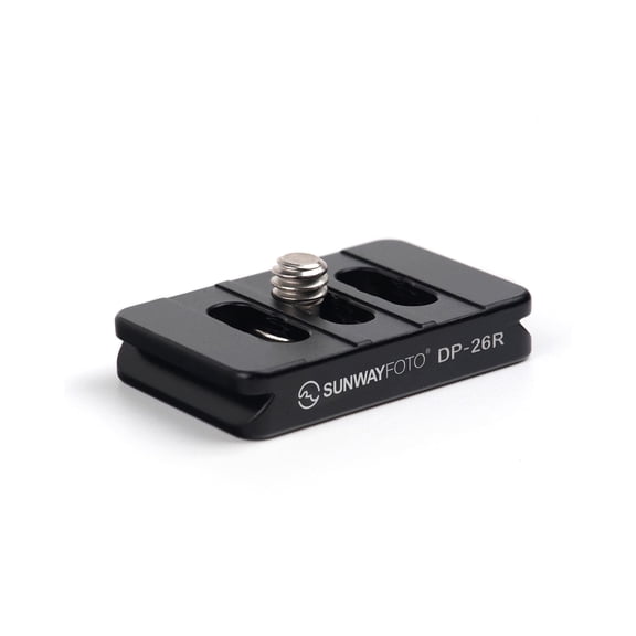 SUNWAYFOTO DP-26R 26mm QR Plate for DSRL Camera Quick Release Plate for Tripod & Monopod Accessories