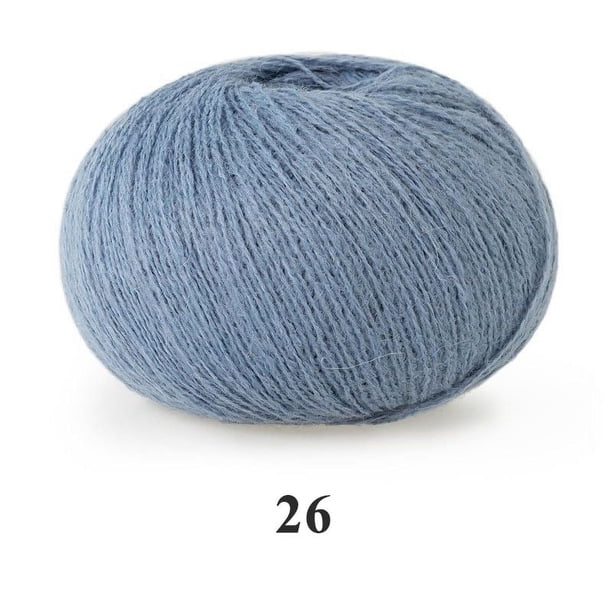 Zhuge Hilo de bucle de lujo acrílico de lana de felpa suave para tejer a crochet, bobinas de pelo rizado de fieltro de lana cardada de oveja, mecha (50 g, A165)