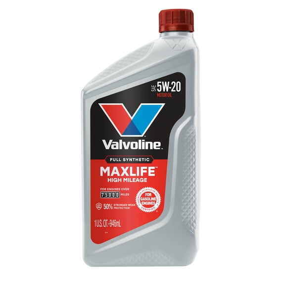 Valvoline MaxLife Full Synthetic High Mileage 5W-20 Motor Oil 1 Quart