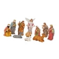 thumbnail image 4 of Juego de Figuras de Belén Navideño en Miniatura, Pequeñas Esculturas de Resina de Jesús, Estatua de La Sagrada Familia para Fiestas, Interior Y Exteri, 4 of 8