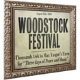 thumbnail image 2 of Trademark Fine Art "Woodstock" Canvas Art by Color Bakery Gold Ornate Frame, 2 of 4