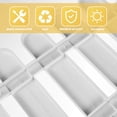 thumbnail image 2 of 5Pcs Garden Picket Fence Plastic White Edgings Decorative Landscape Path Panels, 2 of 8