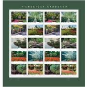American Gardens Sheet of 20 USPS First Class Forever Postage Stamps Patriotic Flag Wedding Celebration