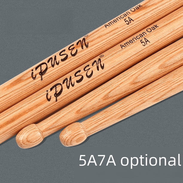 Ipusen-Juego de batería, baqueta de color, caja, batería electrónica, práctica