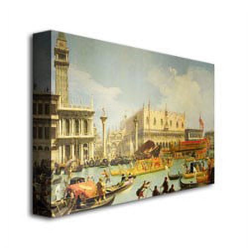 Trademark Fine Art "The Betrothal of the Venetian Doge" Canvas Wall Art by Canatello