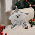 thumbnail image 4 of Uutvmp Christmas Star Pillow,12" Sliver Decorative Throw Pillows for Bed Couch,Star Shaped Pillow Floor Cushions for Home Indoor Room Sofa Decor, 4 of 6