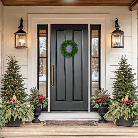 Northlight Deluxe Windsor Pine Artificial Christmas Wreath - 16" - Unlit