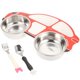 thumbnail image 2 of Kids Dinner Plates Divided Serving Dishes Kids Dinnerware Set Kids Divided Plate Utensils, 2 of 3