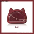 thumbnail image 5 of Lindo bolso japonés Y2K 2024, nuevo bolso de mano para mujer, estilo uniforme con orejas de gato, estilo Harajuku gótico, de un solo hombro, bolsos de PU transparentes, 5 of 5