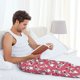 thumbnail image 5 of Balery French Bulldog Pantalones de pijama para hombre, pijama ultraligero, pantalón de descanso-Large, 5 of 6