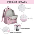 thumbnail image 4 of Adorable Axolotl Fantasy Creature Waterproof Backpack - Ergonomic Student Daypack with Adjustable Straps & Durable Double Zipper for School Lovers, 4 of 6