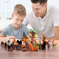 thumbnail image 2 of Set de juguetes BAIVYLE Safari Animals 53 piezas para niños de 3 a 5 años, 2 of 8