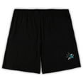 thumbnail image 3 of Men's Concepts Sport Black/Heathered Charcoal San Jose Sharks Big & Tall Top & Shorts Sleep Set, 3 of 3