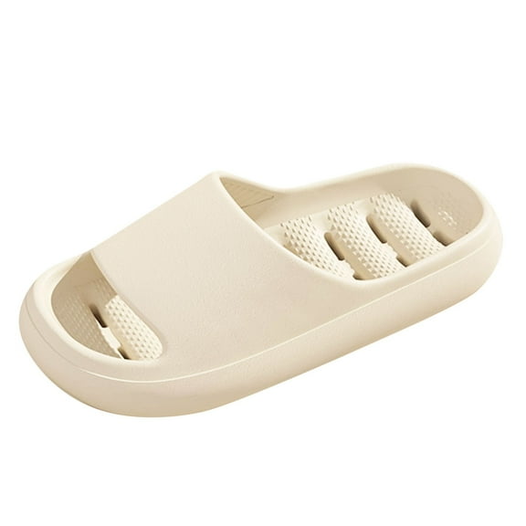 Rukui Shower Shoes for Women and Men Massage Pool Slides Soft Comfort Cushioned Anti-Slip Slides Slippers
