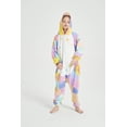 thumbnail image 4 of Combinaisons de Nuit pour Enfants à Capuche en Flanelle - Pyjama une Pièce pour Garçons et Filles, Vêtement de Nuit, Robe de Chambre pour Enfant, 4-8 Ans, 4 of 7