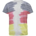thumbnail image 2 of Oktoberfest Color Me German Mens Soft V-Neck T Shirt Heather White X-LG, 2 of 2