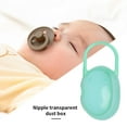 thumbnail image 4 of Baby Infant Pacifier Box Holder Portable Dust Proof Newborn Soother Travel Storage Case, Green, 4 of 9
