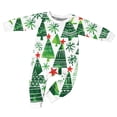 thumbnail image 3 of Odeerbi Christmas Pajamas for Family Holiday Long Sleeve Family Christmas Pajamas Matching Sets Baby Parent Child Printed Loungewear Set Two-Piece Sleepwear Xmas PJs Set Black, 3 of 3