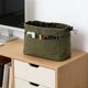 thumbnail image 4 of Toiletry Bag, Large Capacity Canvas Travel Storage Pouch with Drawstring, Water Repellent Organizer for Toiletries, 4 of 6