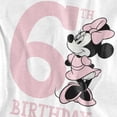 thumbnail image 3 of Disney Boys/Girls Minnie Mouse 6th Birthday T-Shirt, 3 of 5