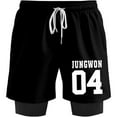 thumbnail image 2 of ENHYPEN JUNGWON 04 Merch Sweatshorts Women Men Short Basketball Pants Casual Outdoor Sportwear, 2 of 3