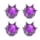 thumbnail image 5 of Tapas De Válvula De Vástago De Rueda, 4 Piezas Diseño De Diamante Tapas De Válvula De Rueda Universales Peso Ligero Para Automóviles Camiones Cergrey Púrpura, 5 of 8