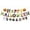 A002- B (Style B), variant on Halloween Party Decorations, Halloween Indoor Decorations, Hanging Halloween Decor, Pumpkin Decorations for Home, 196 Inch 3-Strand Happy Halloween Letter Banner Set with Cartoon