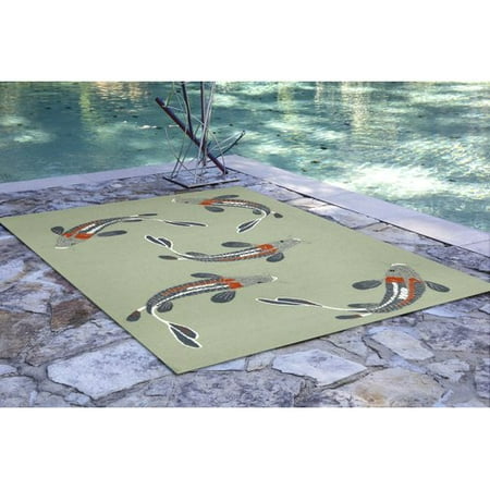 World Menagerie Marlon Koi Fish Area Rug This On Opens A Dialog That Displays Additional Images For Product With The Option To Zoom In Or Out