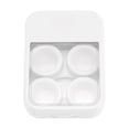 thumbnail image 1 of Unique Bargains 1 Ensemble Étui pour Lentilles de Contact Simple Rectangulaire Étui de Rangement pour Lentilles Blanc, 1 of 5
