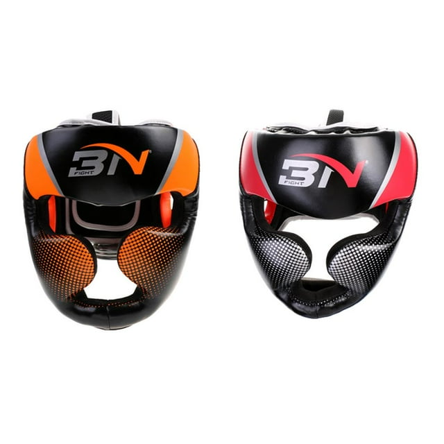 2 Piezas Casco de Boxeo Artes Marciales Artes MMA Cabeza Protección Entrenamiento KickBoxing Durable shamjiam Gorra de boxeo