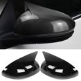 thumbnail image 1 of Car Side Mirror Cover, 1 Pair Driver Side Door Mirror Cover  Add-On Rearview Mirror Housing Shell Horn Style Fit For Sentra/Sylphy 2020-2021, 1 of 8