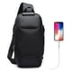 thumbnail image 2 of 1 Uds. Mochila antirrobo para hombre, bolso de hombro informal, resistente al agua, color negro, 2 of 8