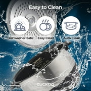 CUCKOO High Pressure Rice Cooker 3-Cup Uncooked / 6-Cup Cooked with Induction Heating Technology, Small Rice Maker with 16 Menu Options and Steam Plate, Voice Guide, Gold (CRP-EHSS0309F)