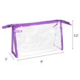 thumbnail image 5 of Bolsa de cosméticos Hedume, transparente, impermeable, de PVC, 10 unidades, 5 of 5