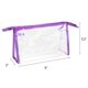 thumbnail image 5 of Bolsa de cosméticos Hedume, transparente, impermeable, de PVC, 10 unidades, 5 of 5
