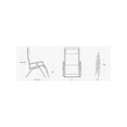 thumbnail image 4 of Open Box Lafuma Futura Air Comfort XL Series Outdoor Relaxation Chair, Taupe, 4 of 4