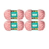 The Pioneer Woman Heathered Velvet Pink Yarn, 77.6 Yards, Pack of 4